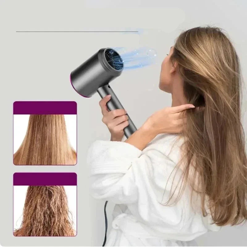 Professional Hair Dryer Brush  High-Speed Quiet Styling - Product example