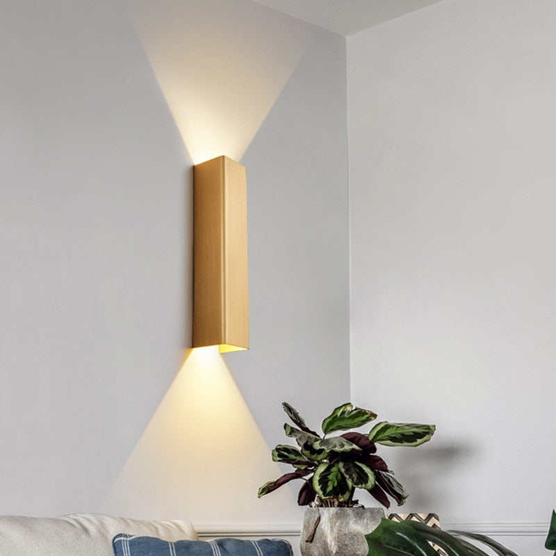 Modern Outdoor Wall Light  Double Beam LED Design - Product example
