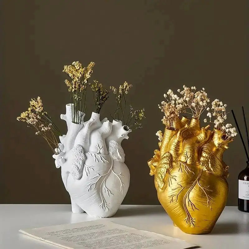 Anatomical Heart Vase  Modern Art Decor Sculpture - Product detail 7