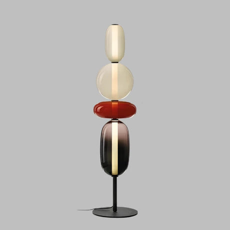 Modern Floor Lamp  Stacked Glass Spheres Design - Product detail 15