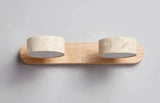 Modern LED Wall Lamp  Wood Stone Double Light Design - Product detail 8