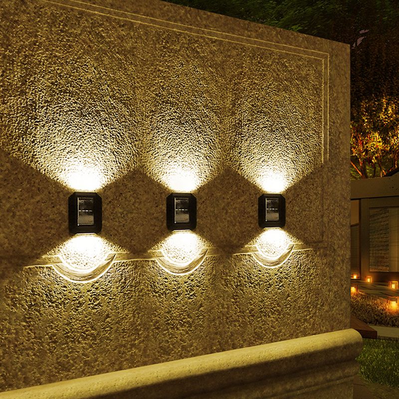 Solar Outdoor Wall Lamp  Smart LED Starry Light Effect - Product detail 6