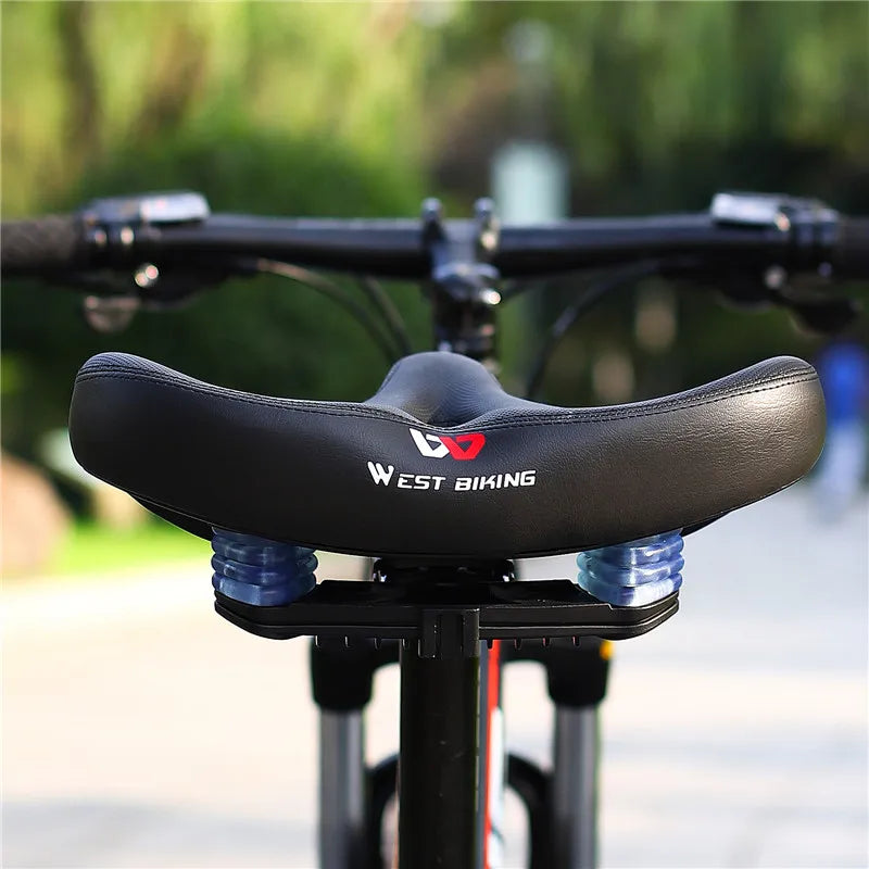 Ergonomic Bicycle Saddle  Wide Cushion Comfort Design - Product example