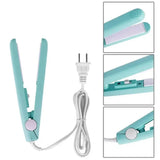 Mini Hair Straightener  Ceramic Plates Travel Size Tool - Product example