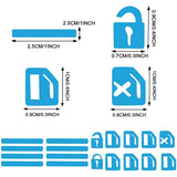 Car Window Control Stickers  Luminous Switch Indicators - Product detail 6