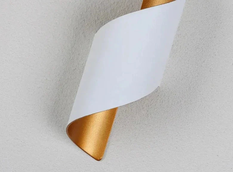 Modern Wall Light  Black Iron Curved Design - Product detail 10