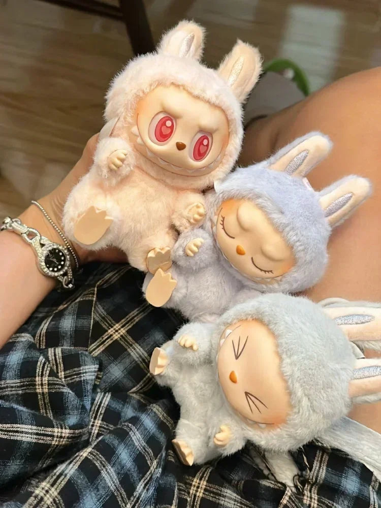 Kawaii Plush Bunny Keychain  Soft Pastel Collection - Product detail 8