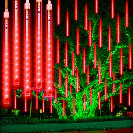 LED Meteor Shower Lights  Waterproof Cascading Outdoor Tubes - Product detail 12