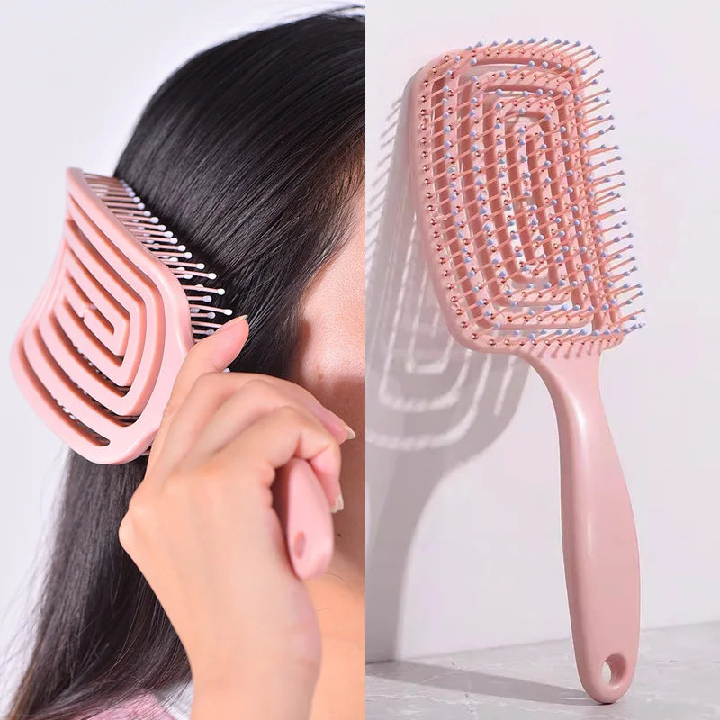Professional Hair Detangling Brush  Vented Design For Quick Drying - Product detail 11
