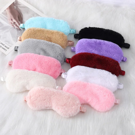 Plush Sleep Mask  Ultra-Soft Light Blocking Design - Product showcase