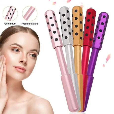 Germanium Facial Massage Roller  Anti-Aging Skincare Tool - Product showcase