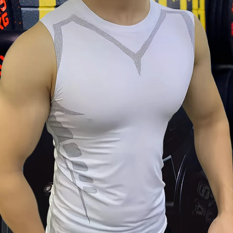 Performance Athletic Tank Top  Moisture-Wicking Compression Design - Product showcase