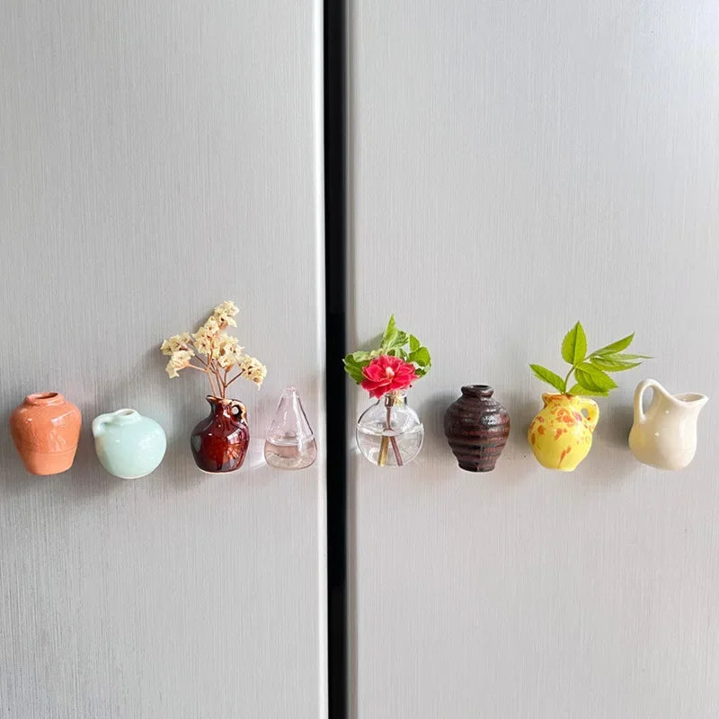 Magnetic Mini Vases  Decorative Earthenware Collection - Product detail 4