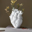 Anatomical Heart Vase  Gold Resin Floral Vessel - Product detail 8