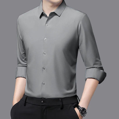 Professional Stretch Dress Shirt  Moisture-Wicking Comfort Fit - Product detail 14