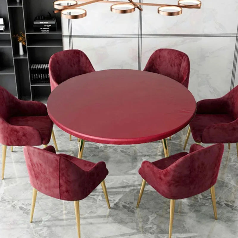 Round Table Cover  Waterproof Leather Finish - Product detail 7