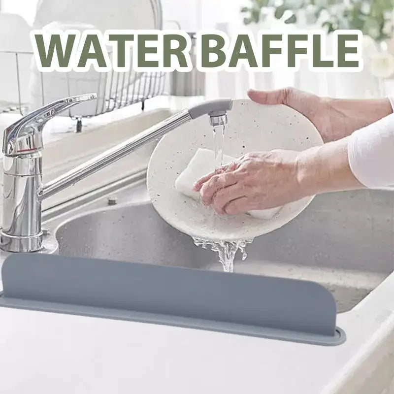 Kitchen Sink Splash Guard  Flexible Silicone Water Shield - Product detail 4