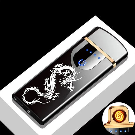 Plasma Arc Lighter  Blue Metal Double Arch Design - Product detail 14