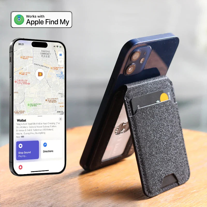 MagSafe Card Wallet  Smart Tracker Stand With RFID Protection - Product detail 4