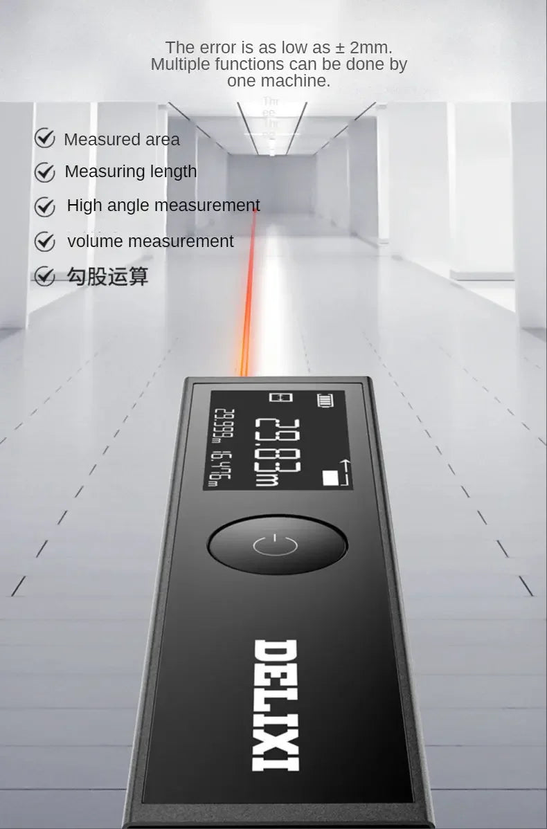 Digital Laser Measure  Multi-Function Distance Meter - Product showcase