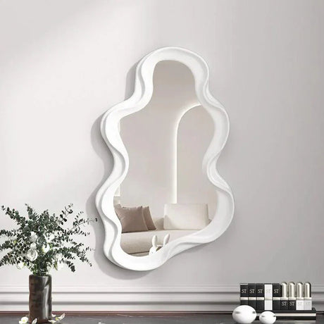 Wavy Wall Mirror  Cloud-Shaped Organic Frame - Product detail 5
