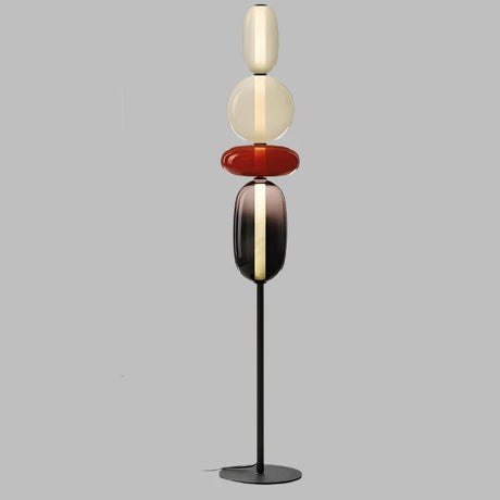 Modern Floor Lamp  Stacked Glass Spheres Design - Product detail 17