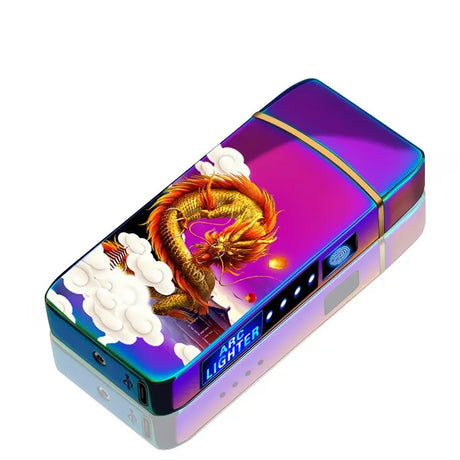Plasma Arc Lighter  Blue Metal Double Arch Design - Product detail 21