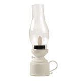 Vintage LED Oil Lamp  Battery Powered Glass Chimney Design - Product detail 6