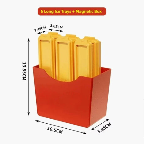 Long Ice Stick Mold  Slim Silicone French Fries Design - Product detail 17