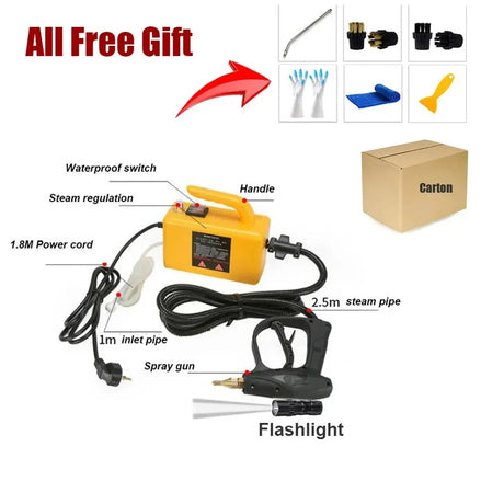 Professional Steam Cleaner  2600W High Pressure Deep Clean System - Product detail 15