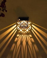 Solar Outdoor Wall Light  Geometric Art Deco Pattern - Product detail 7