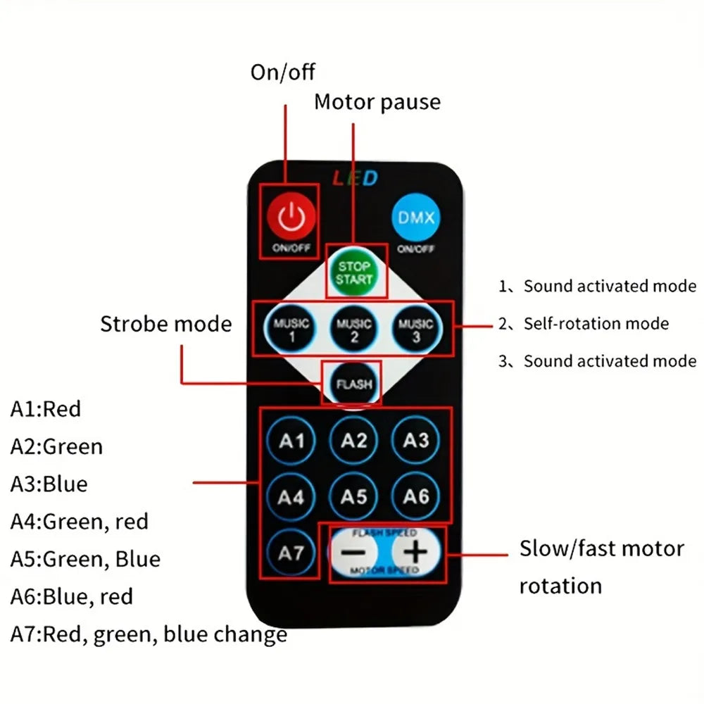 Aurora Night Light Projector  Remote Control LED Galaxy Effects - Product detail 15