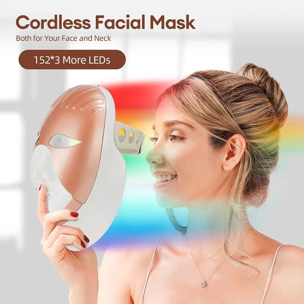 LED Light Therapy Mask  7-Color Skin Treatment Device - Product showcase