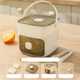 Modern Ice Cube Maker  Double Layer Storage With Handle - Product detail 15