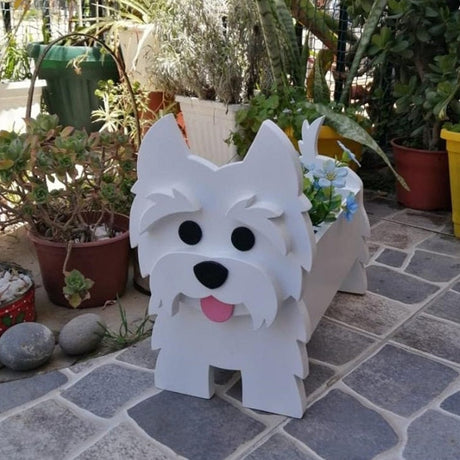 Boston Terrier Planter  Decorative Garden Dog Sculpture - Product detail 26