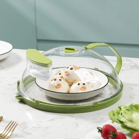 Microwave Food Cover  Steam Vent Splatter Guard With Handle - Product detail 8