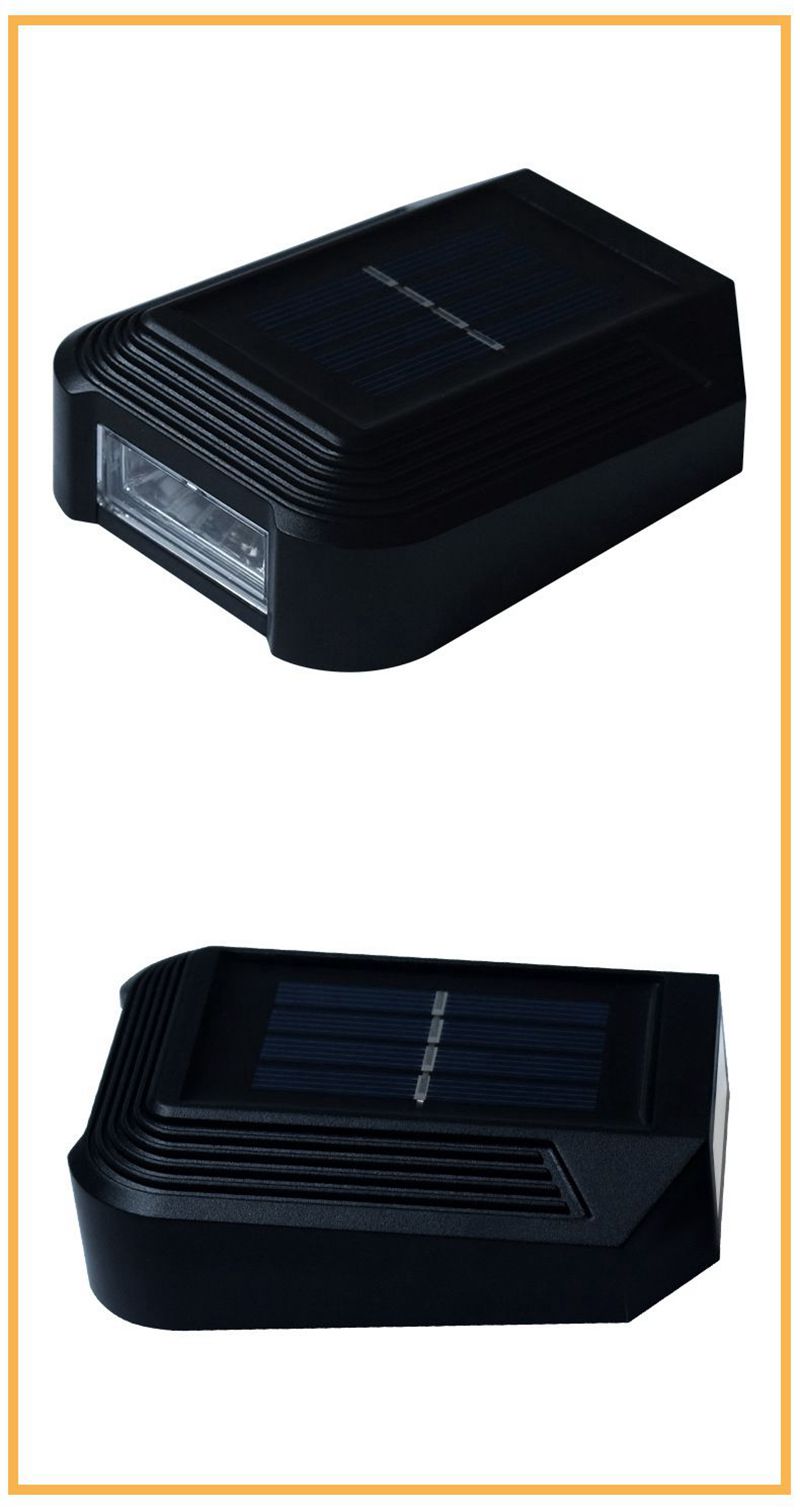 Solar Outdoor Wall Lamp  Smart LED Starry Light Effect - Product detail 8
