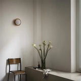 Modern Wall Light  Walnut Wood Base with Glass Globe - Product detail 4