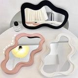 Wavy Wall Mirror  Cloud-Shaped Organic Frame - Product example