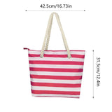 Insulated Wine Tote Bag  Nautical Stripe Dispenser Design - Product detail 10