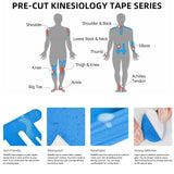 Athletic Kinesiology Tape  Pre-Cut Waterproof Support Strips - Product detail 4