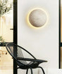 Minimalist Outdoor Wall Light  Natural Stone LED Sconce - Detailed view