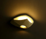 Minimalist Wall Sconce  Sculptural Cement Design - Product detail 9