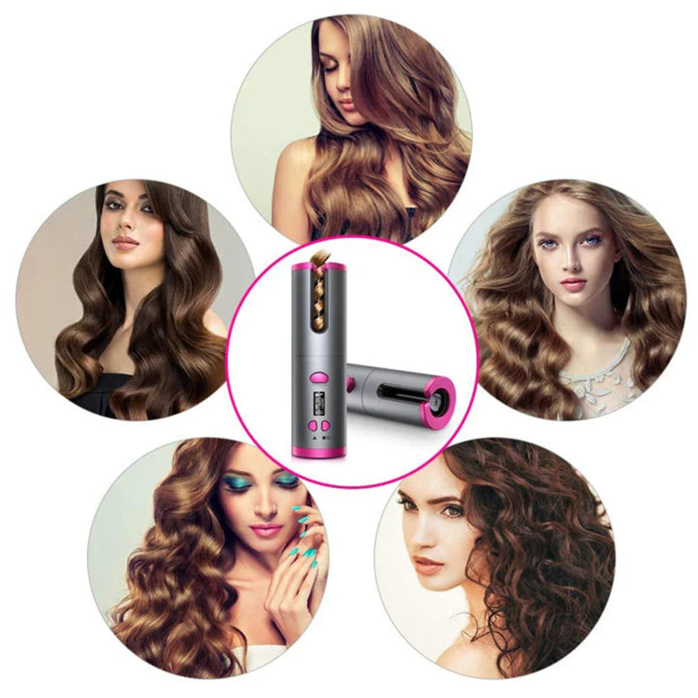Automatic Hair Curler  LED Display Cordless Styler - Product example