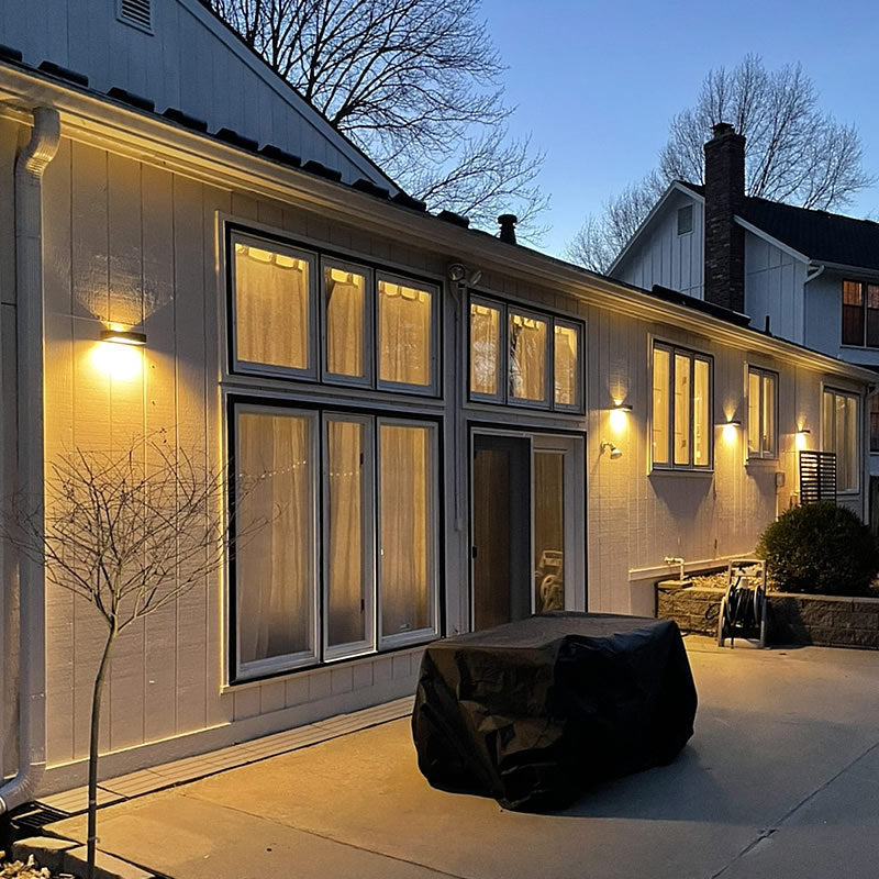 Modern Solar Wall Light  Up-Down Outdoor LED Sconce - Product detail 5