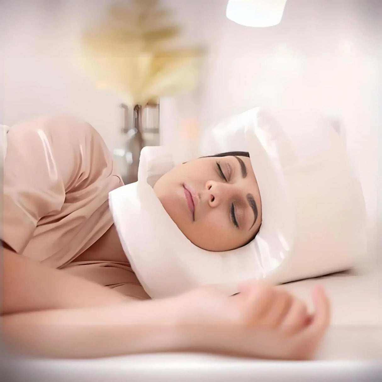 Memory Foam Anti-Wrinkle Pillow  Ergonomic Cotton Design - Product detail 5
