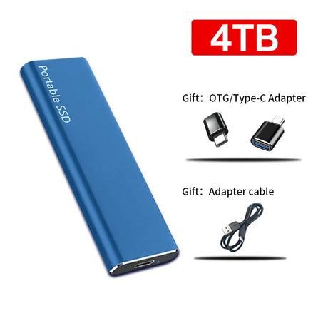 Portable External Drive  4TB USB-C Metal Storage - Product detail 8