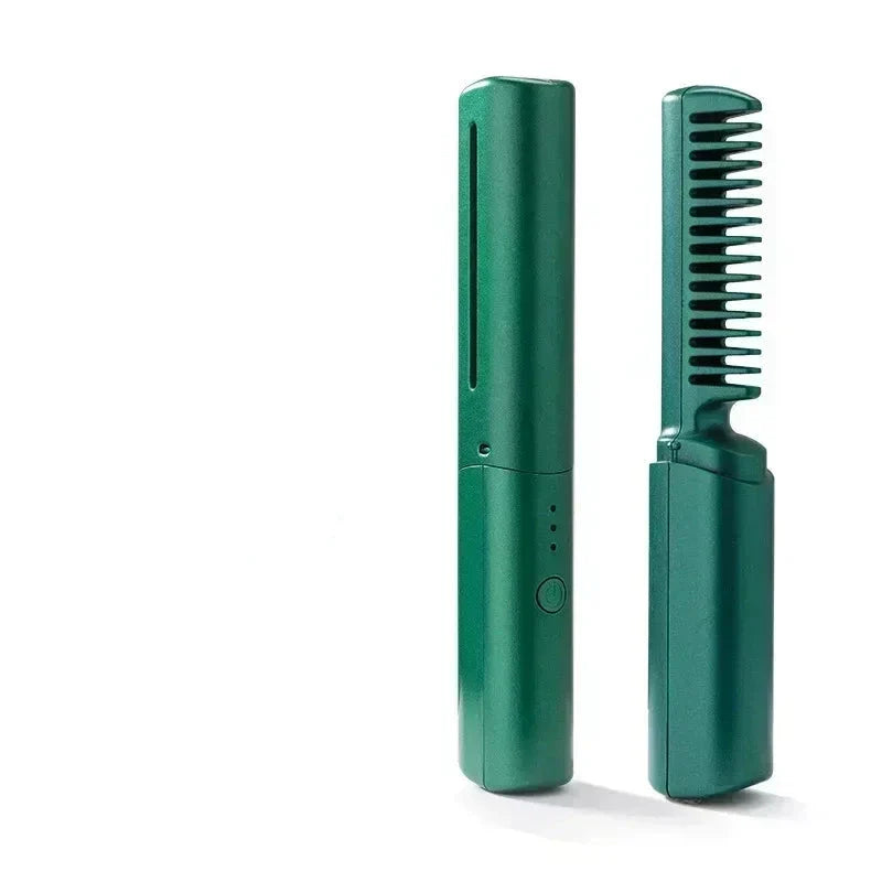 Portable Hair Straightening Brush  Ionic Hot Comb Technology - Product detail 4