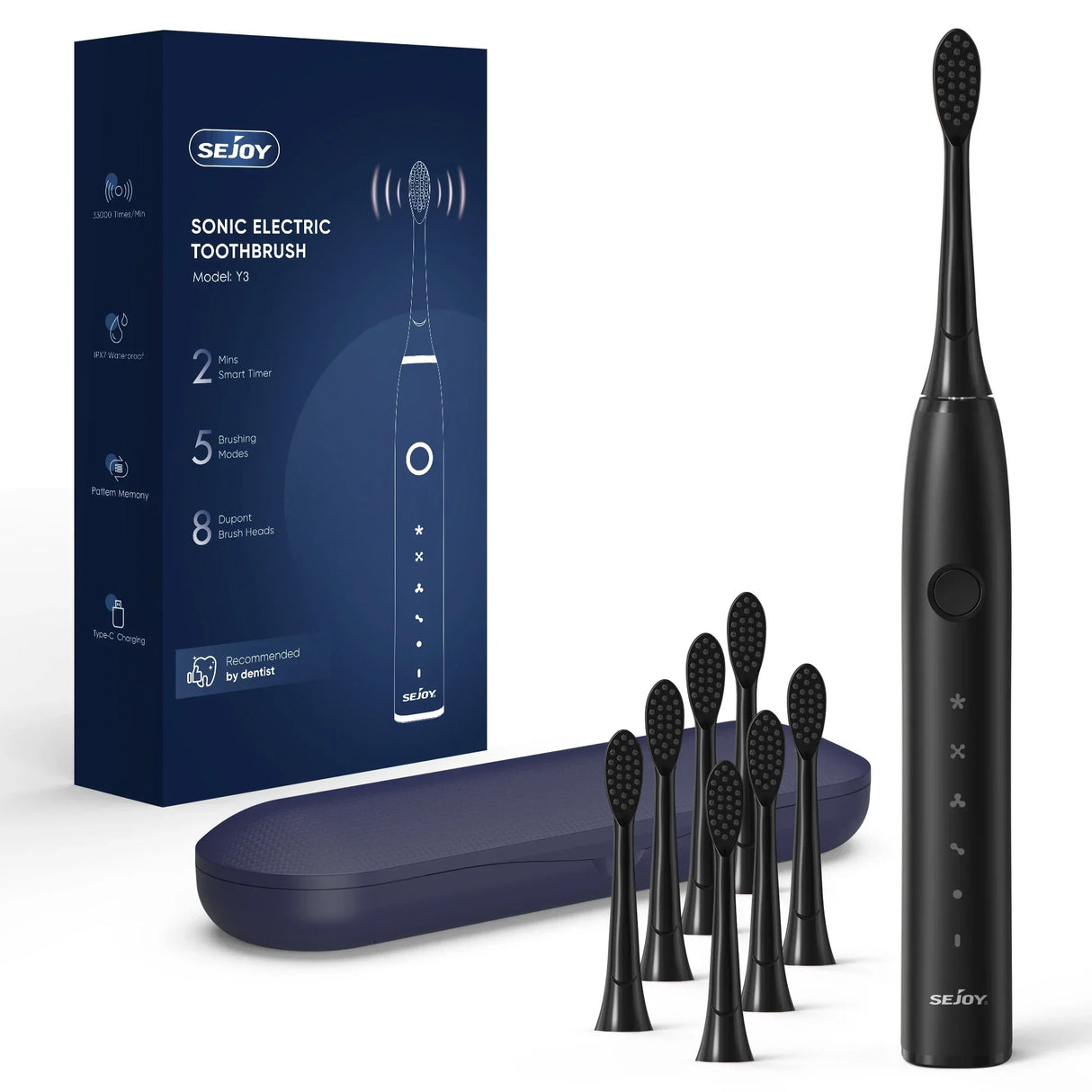 Sonic Electric Toothbrush  5 Modes with Smart Timer - Product detail 8