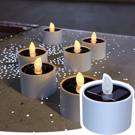 Solar LED Garden Candles  Outdoor Flickering 6-Piece Set - Product detail 6